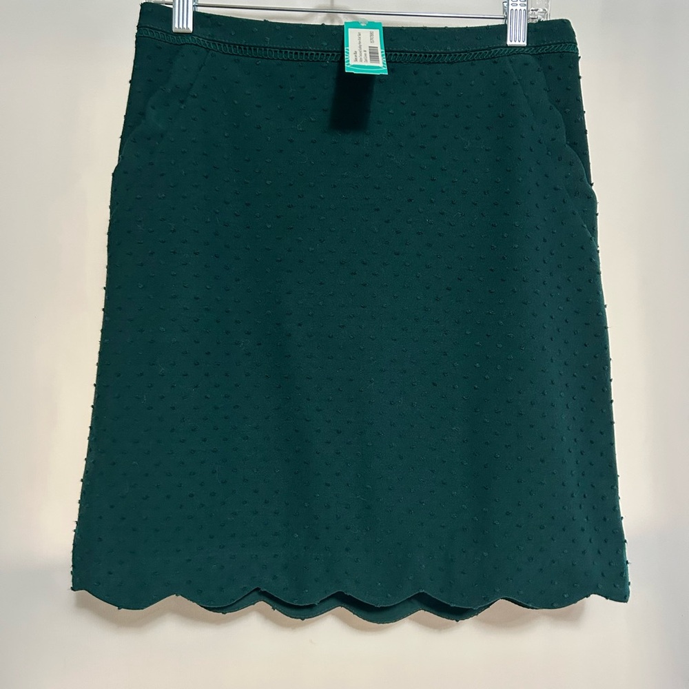 Skies Are Blue Teal Textured Mini Skirt